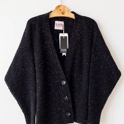 Coriandoli cardigan - Nero