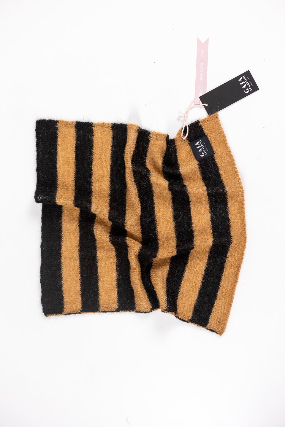 Pet Forever - Mini foulard in mohair - Cammello Nero