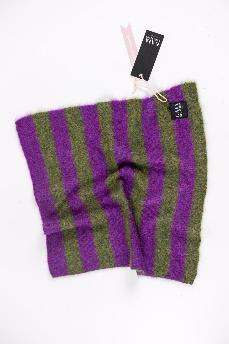 Pet Forever - Mini foulard in mohair - Oliva Viola