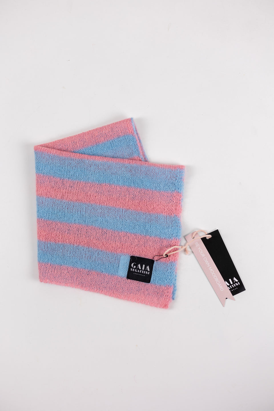 Pet Forever - Mini foulard in mohair - Rosa Azzurro