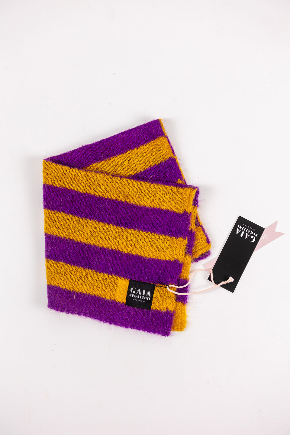 Pet Forever - Mini mohair scarf -  Purple Sunflower