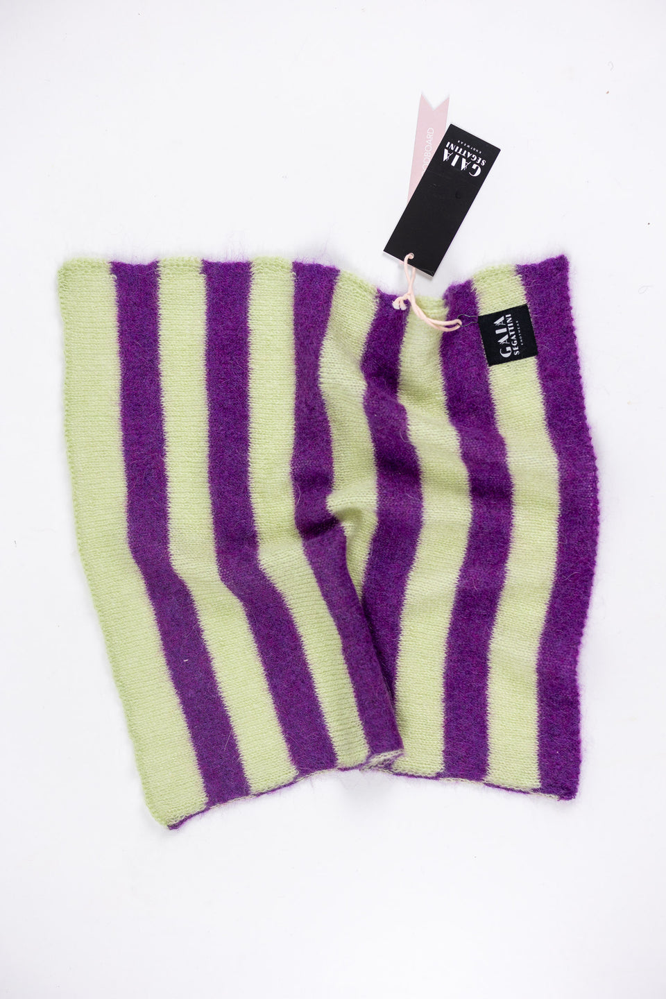 Pet Forever - Mini mohair scarf -  Purple Pistachio