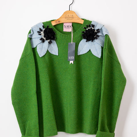 Bloom - prato fiore cielo e b/n