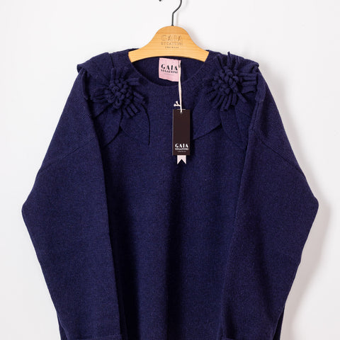 Bloom - navy tinta unita