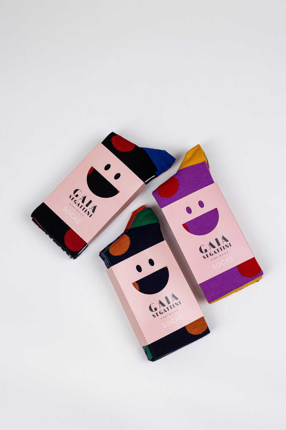 Knotwear Socks Resist! - 3 Pack Whool Black/White/Red