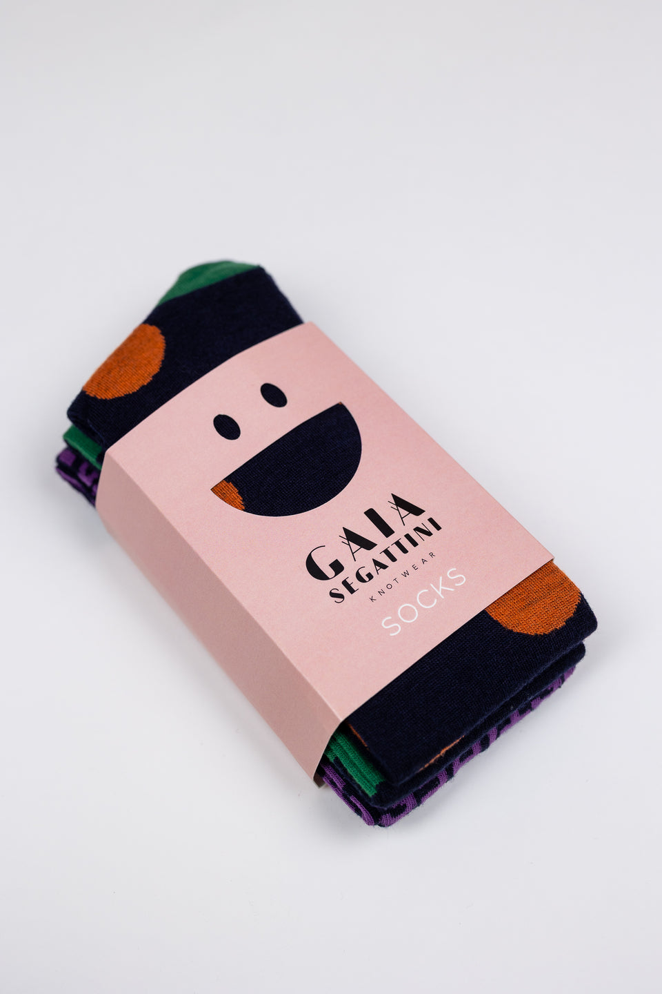 Knotwear Socks Resist! - 3 Pack Whool Blue/Purple/Pumpkin