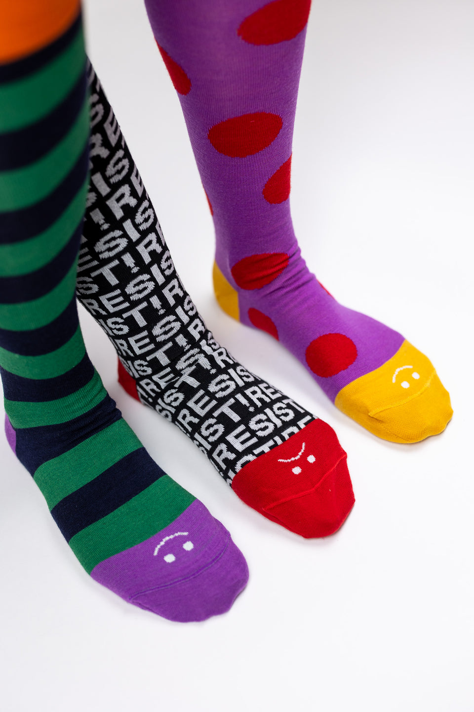 Knotwear Socks Resist! - 3 Pack Whool Black/White/Red