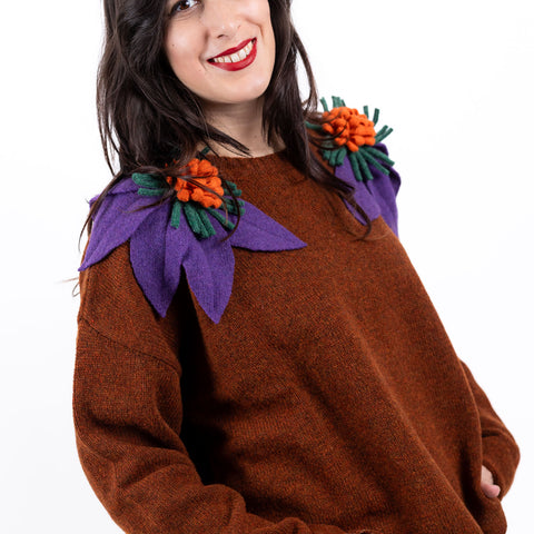 Bloom - mandorla fiore orchidea, quadrifoglio e arancio