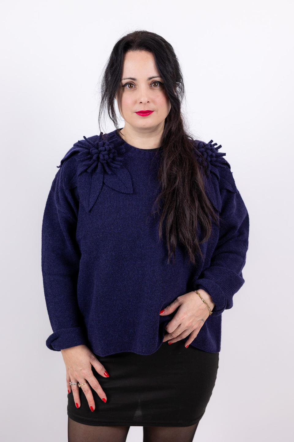 Bloom - navy tinta unita