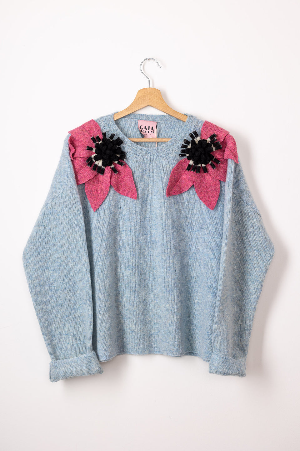 Bloom - cielo mélange fiore pink e b/n