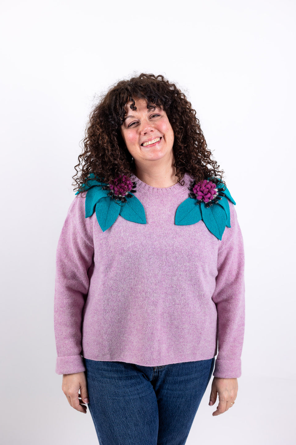 Bloom - bocciolo fiore smeraldo, b/n e susina