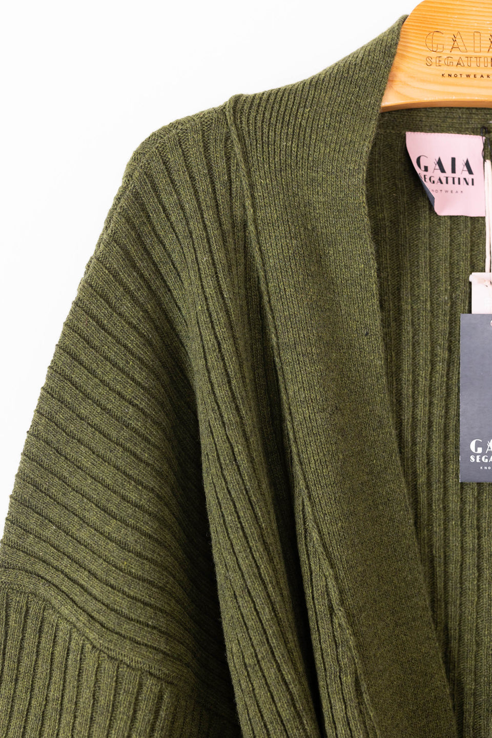 friend cardigan - olive 