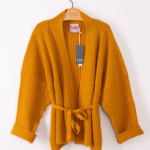 friend cardigan - sunflower 