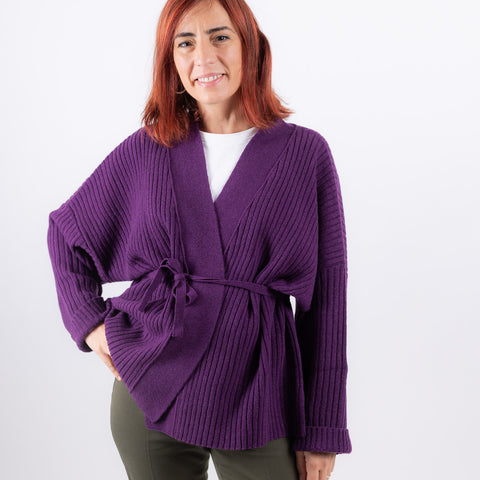 friend cardigan - melanzana