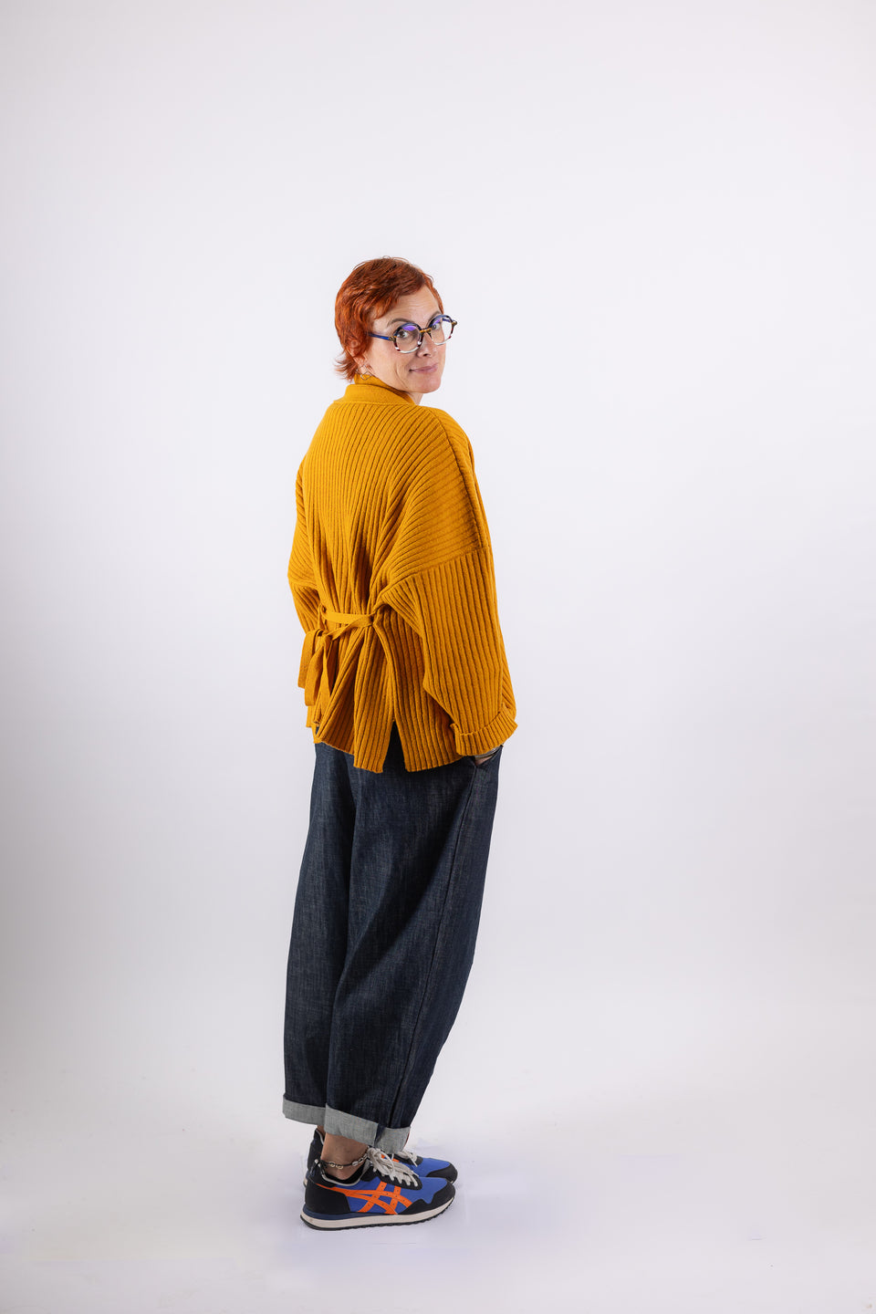 friend cardigan - sunflower 