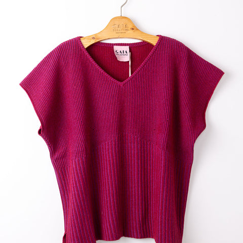 Diane top - cherry prune