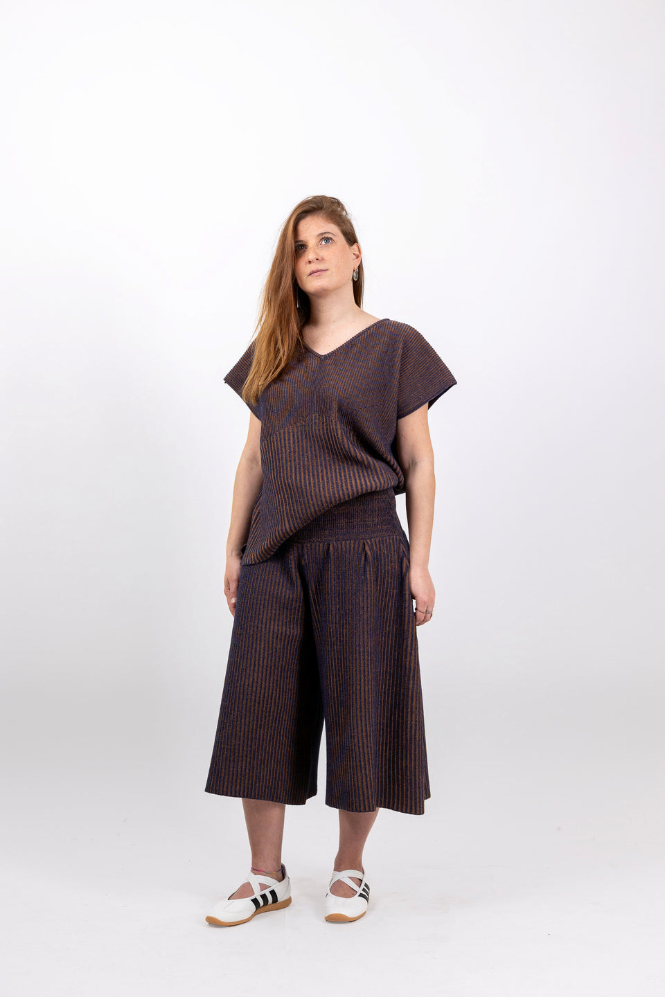 Diane pant - navy cappuccino