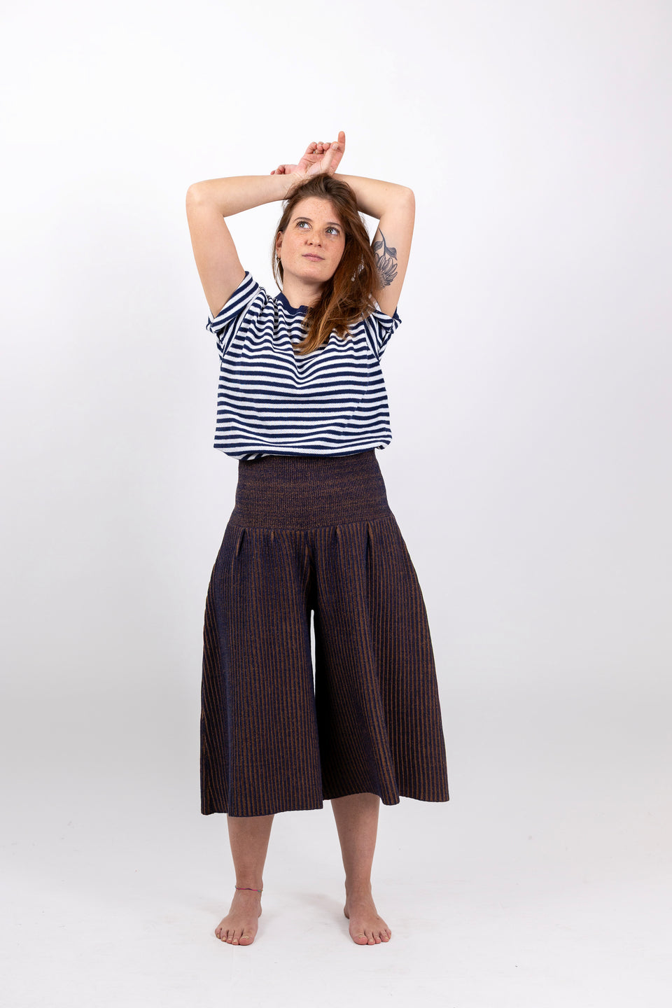Diane pant - navy cappuccino