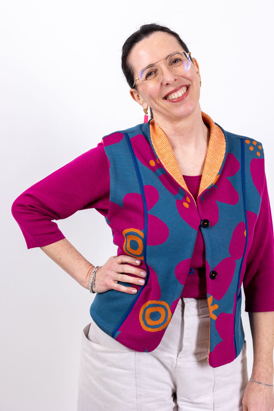 Hobbie Gilet - Ottanio arancio