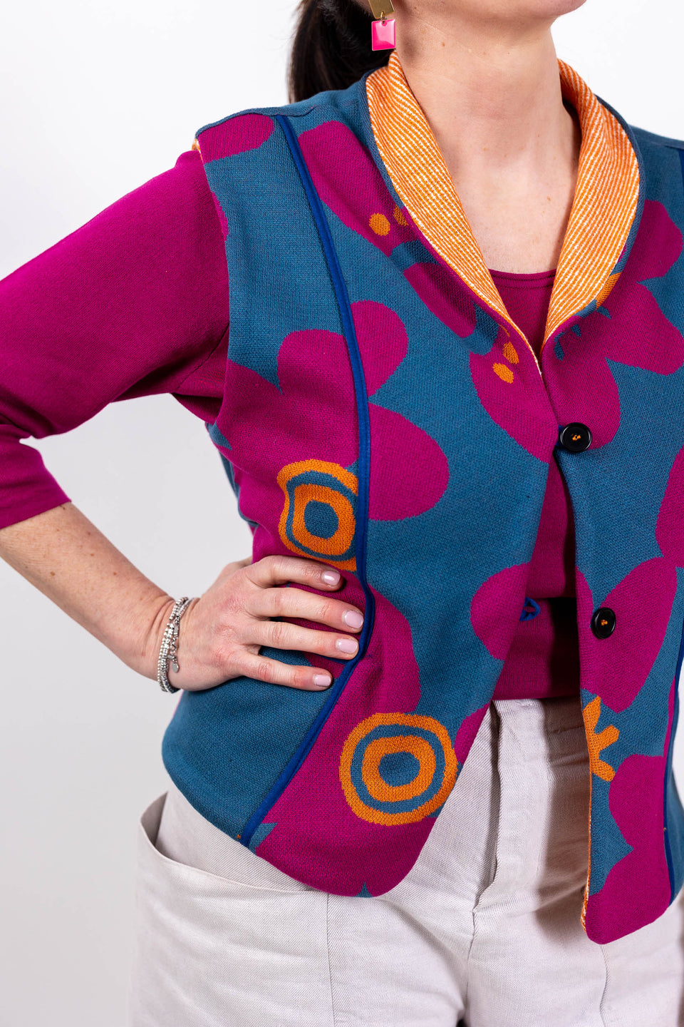 Hobbie Gilet - Ottanio arancio