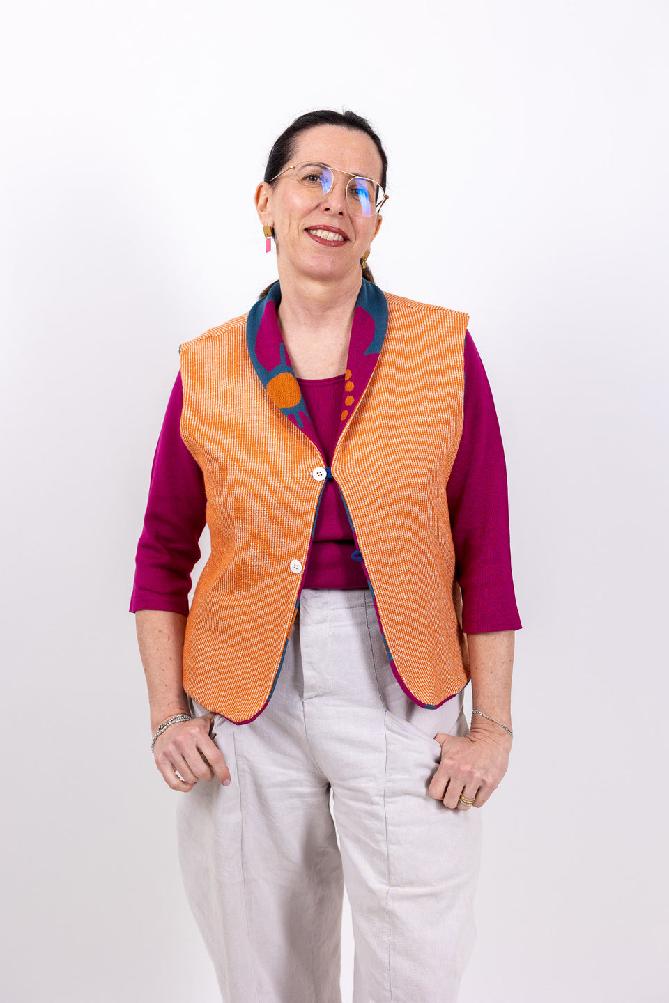 Hobbie Gilet - Ottanio arancio