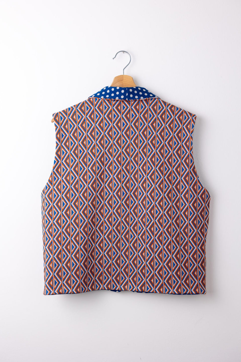 Hobbie Gilet - Denim arancio