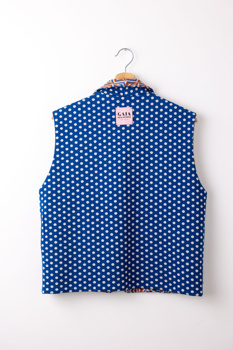 Hobbie Gilet - Denim arancio