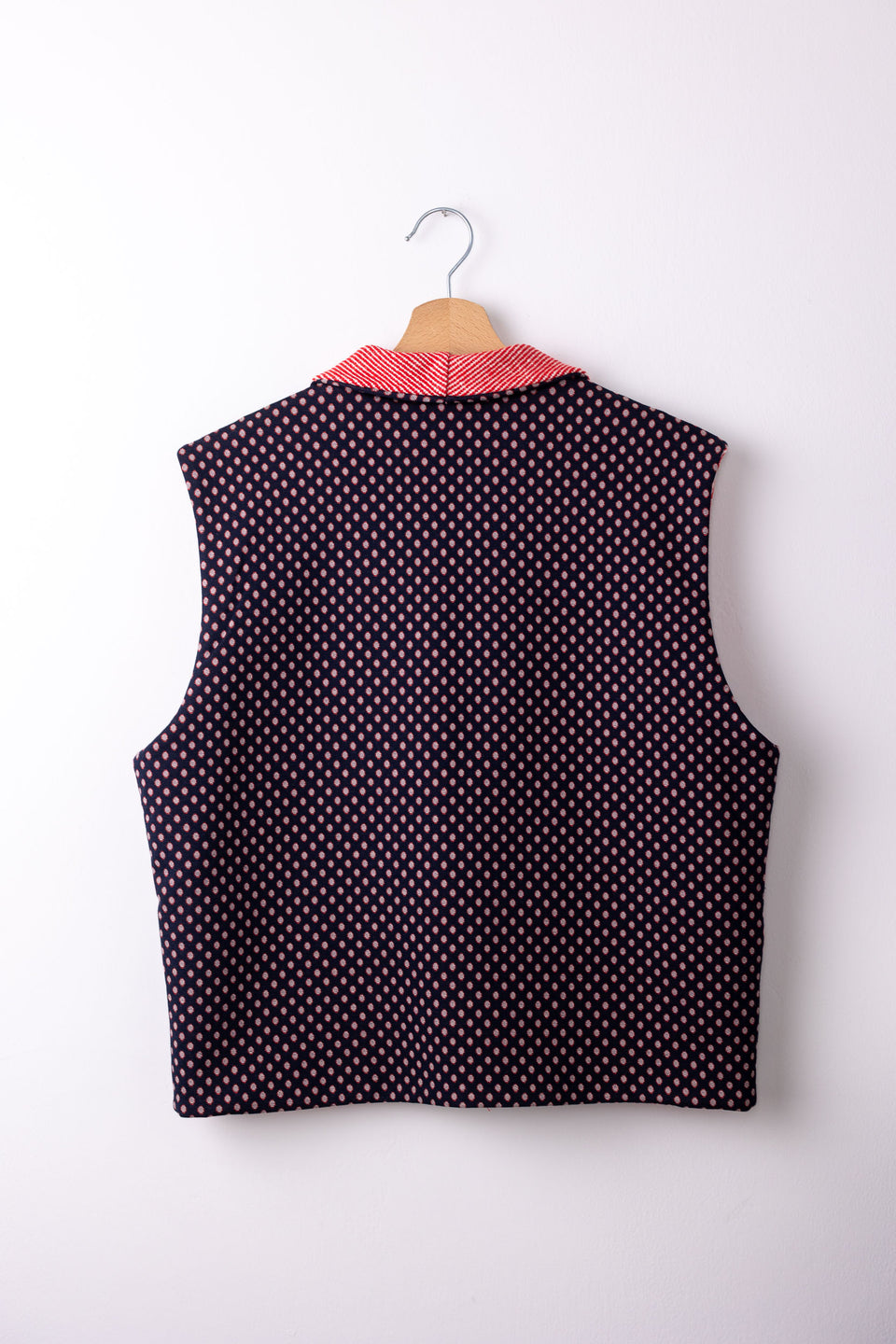 Hobbie Gilet - Navy rosso