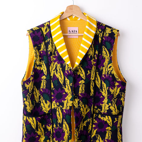 Hobbie Gilet - Nero fiore