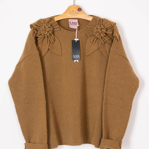 bloom sweater - camel 