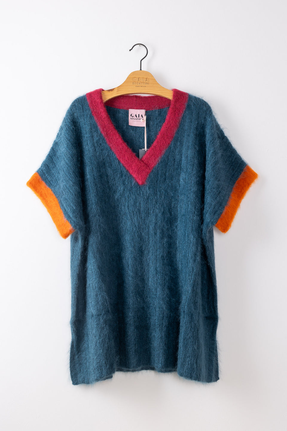 Billy - oversize vest - teal