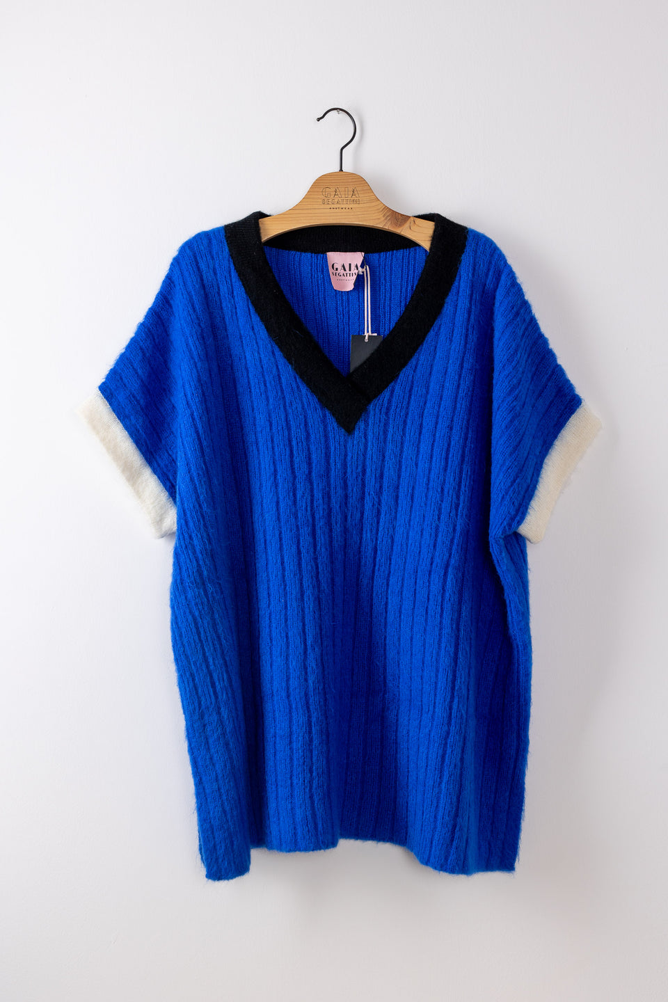 Billy - oversize vest - blue