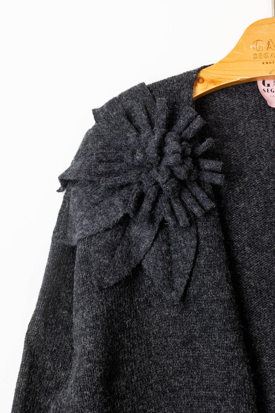 Maxi bloom cardigan - grafite