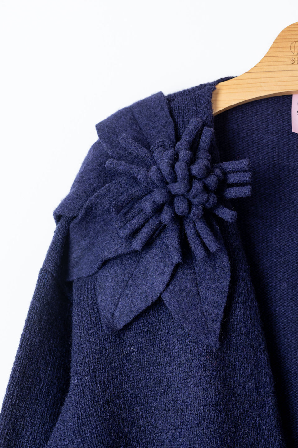 Maxi bloom cardigan - navy