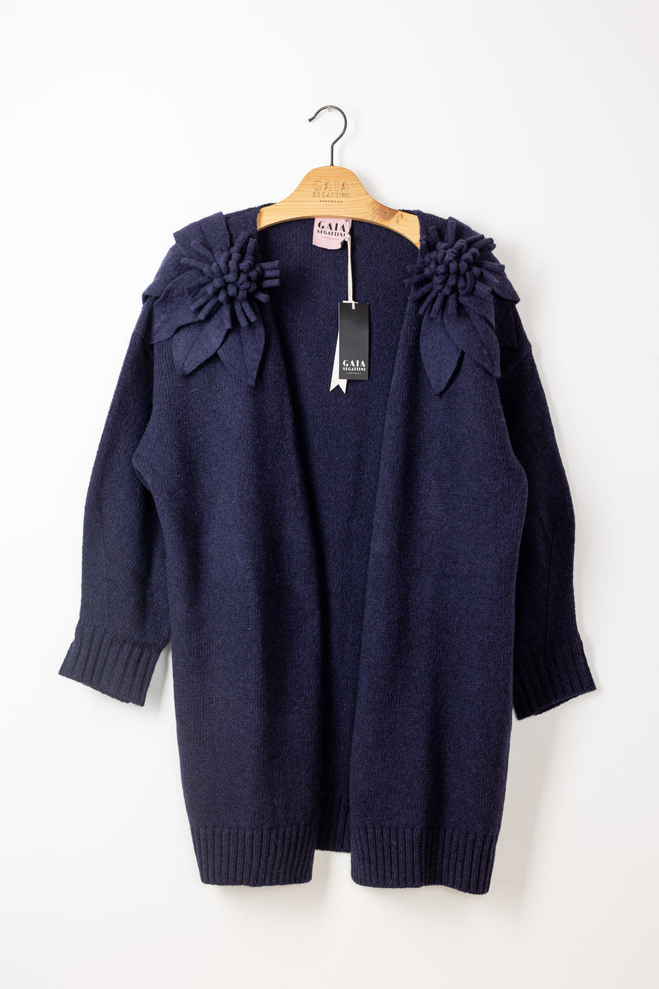 Maxi bloom cardigan - navy