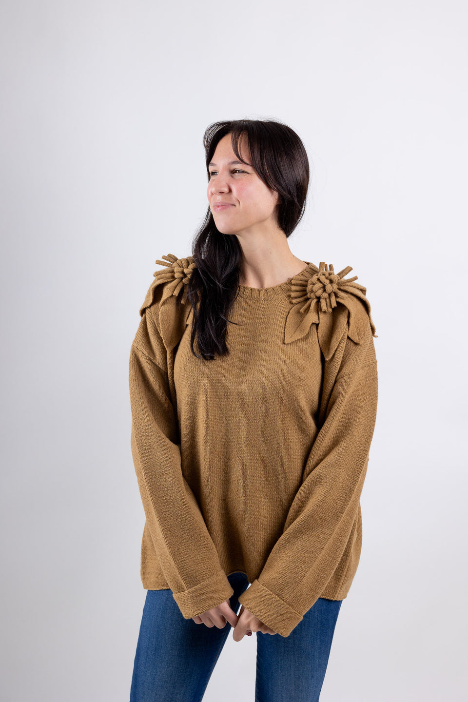 bloom sweater - camel 