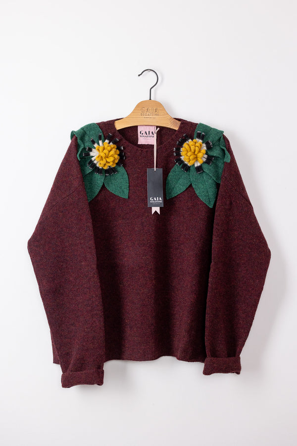 Maglie donna in lana, cashmere e cotone rigenerati Gaia