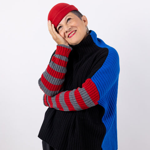 Friend ecolimited - black and royal blue