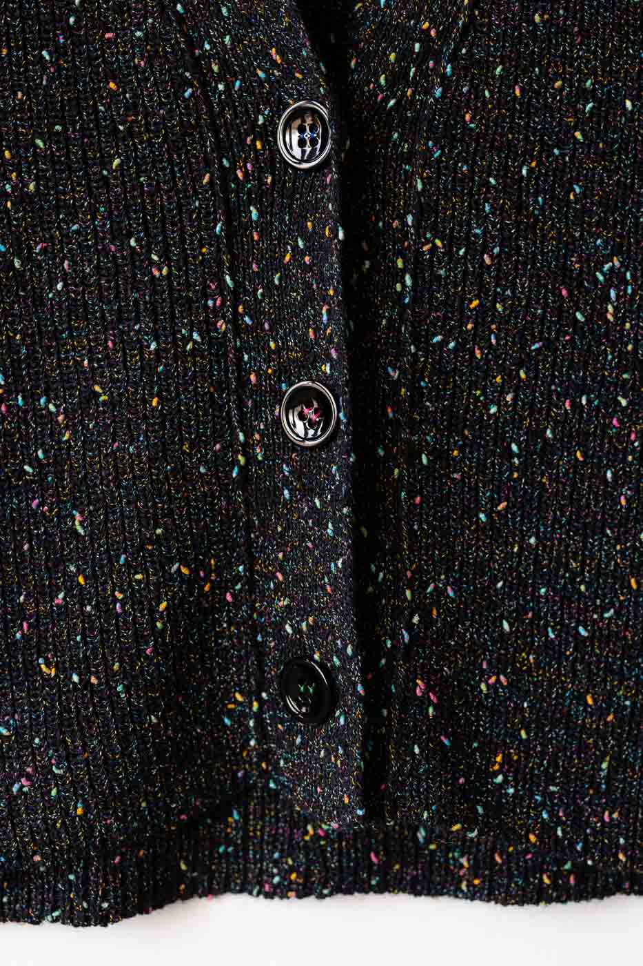 Coriandoli cardigan - Nero