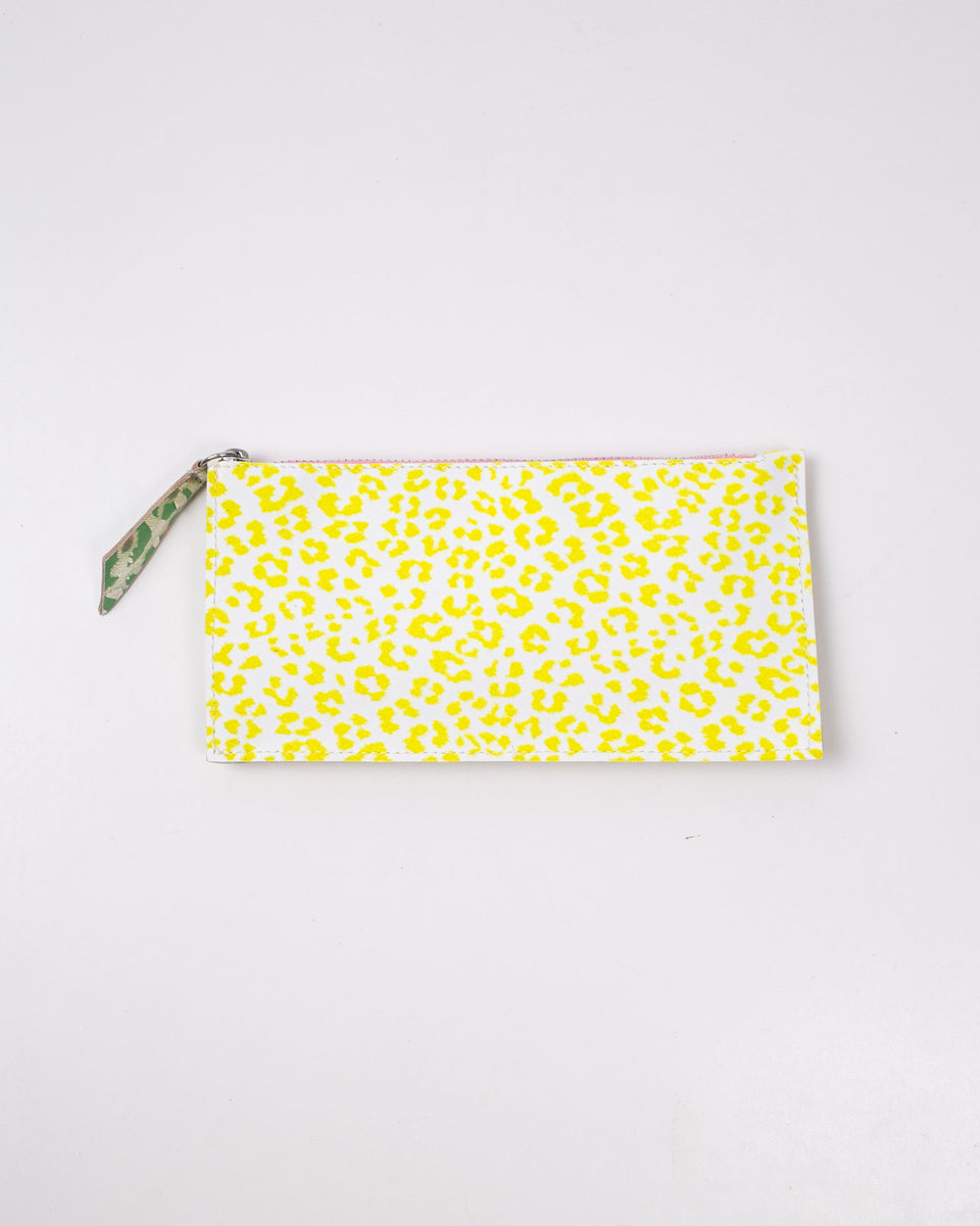 JOY pochette - Maculato floccato limone