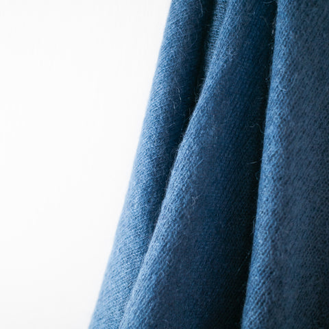 Forever - Sciarpa Mohair quadrata - Denim