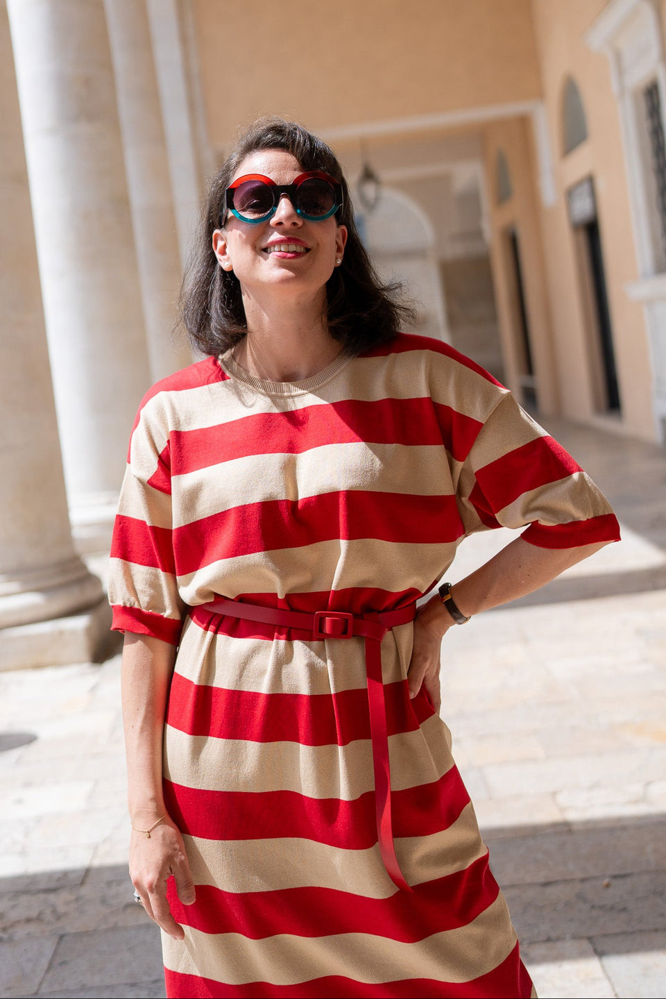Twiggy - cherry striped sand