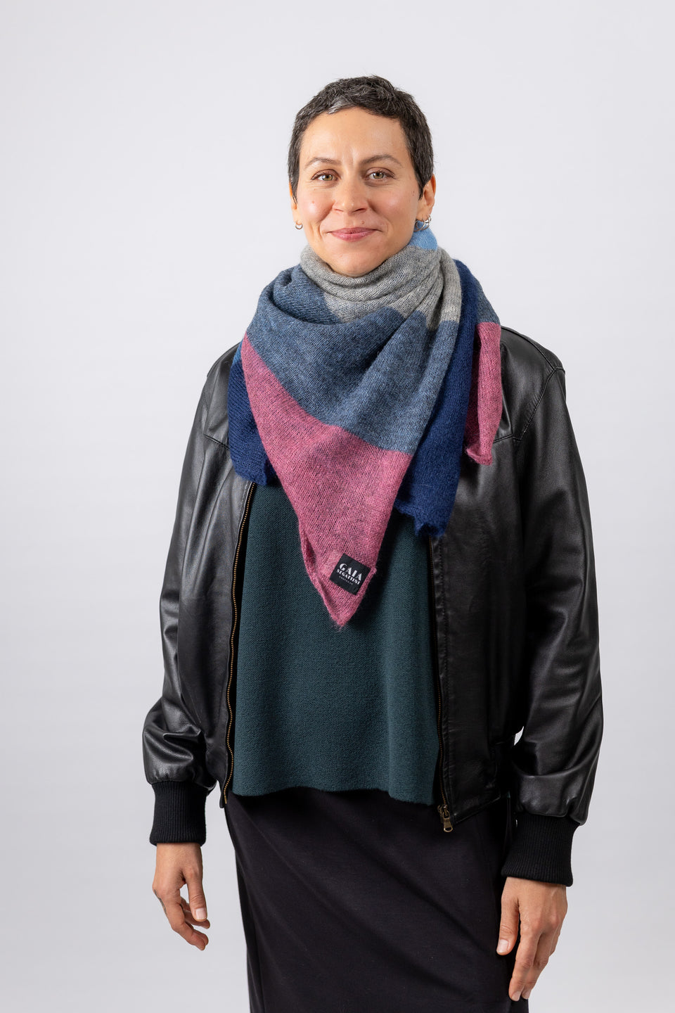 Forever six - Square Mohair scarf - Dawn