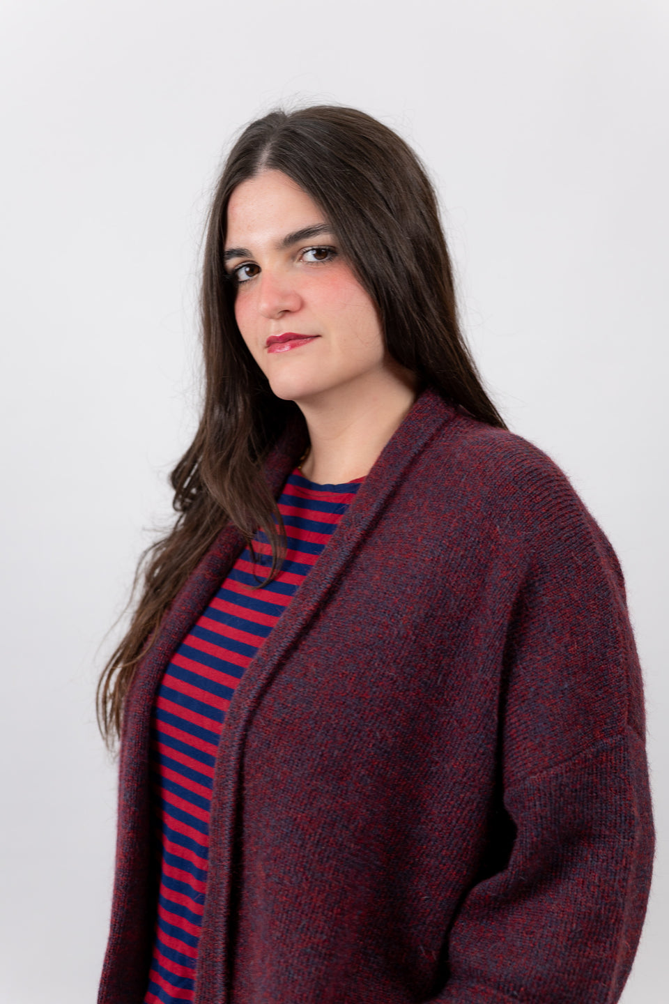 Coco Mohair - Bordeaux Blue