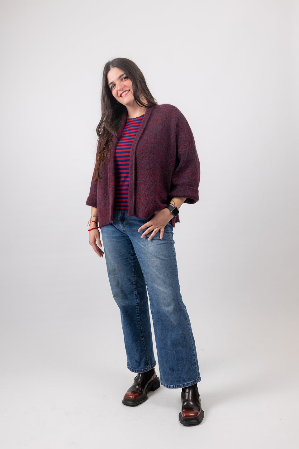 Coco Mohair - Bordeaux Blue