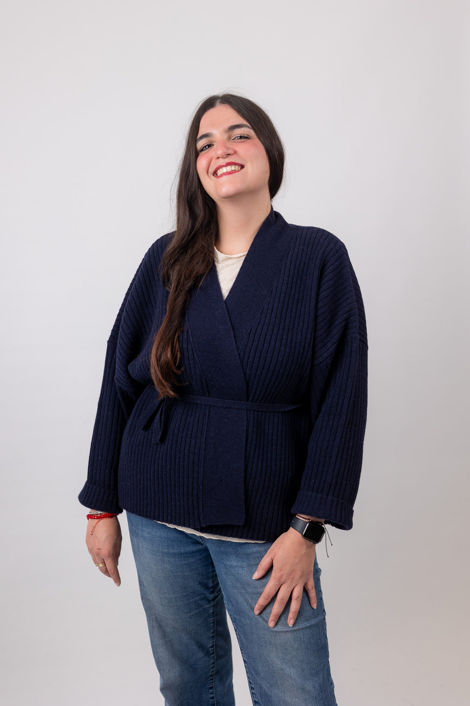 friend cardigan - blu navy