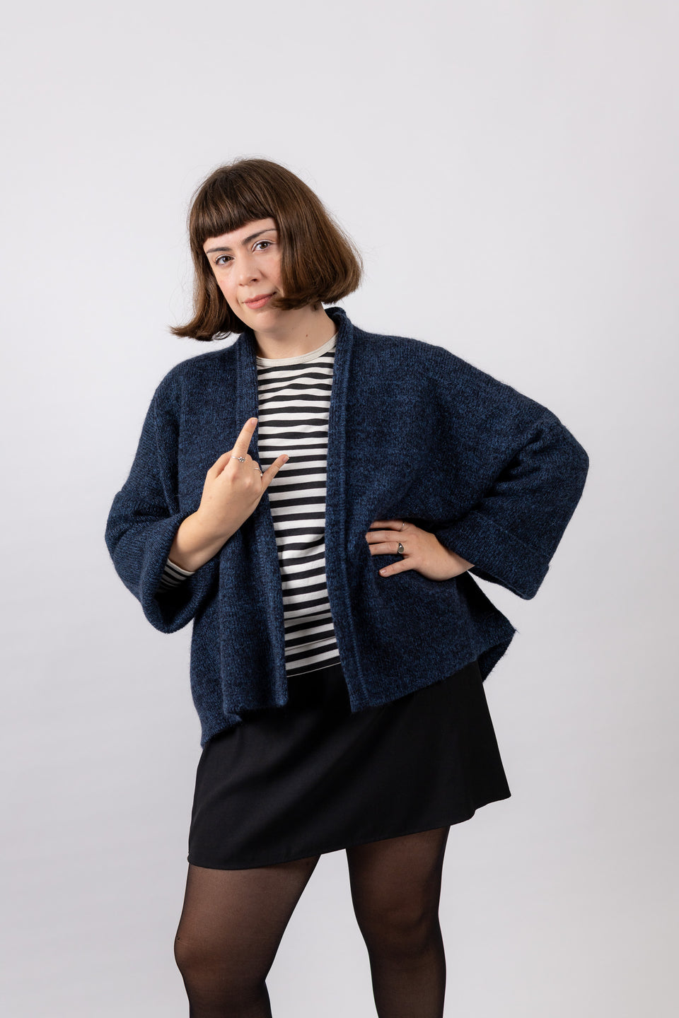 Coco Mohair - Black Denim