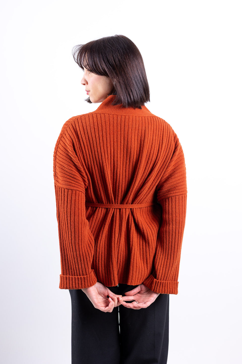 friend cardigan - mandorla