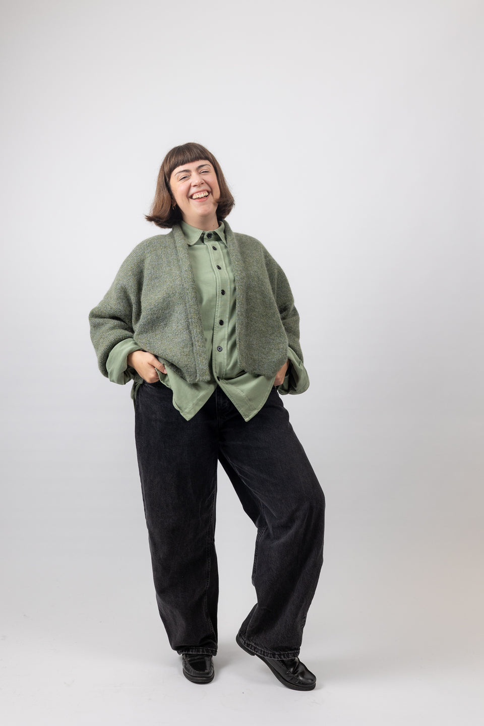 Coco Mohair - Iron Olive