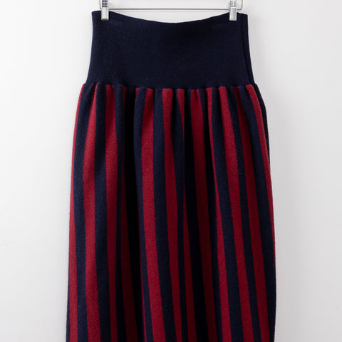 Zebra - gonna rigata navy vino